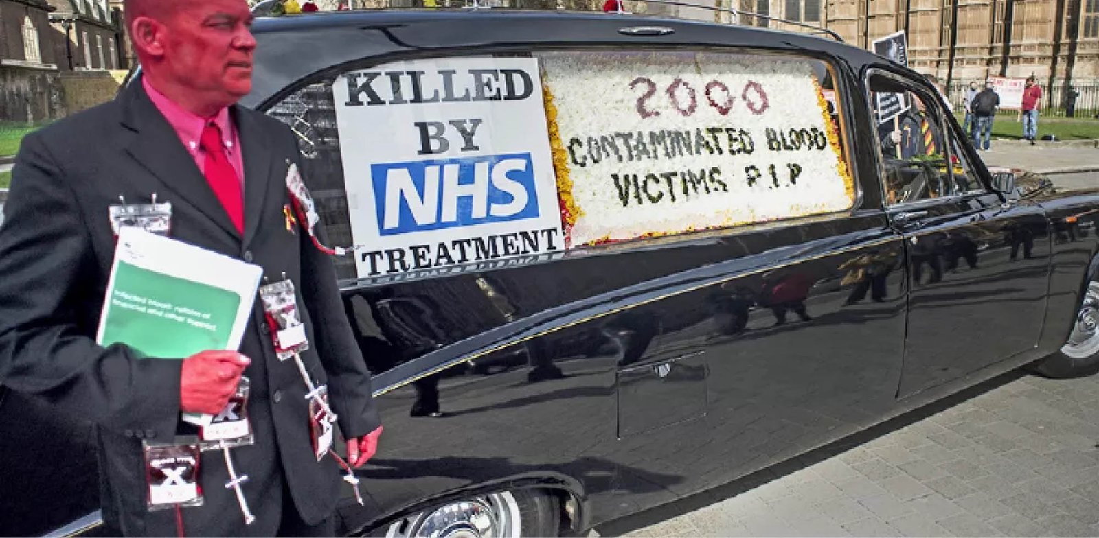 Victims and their relatives campaigned for decades for a public inquiry into the scandal (pictured in 2016)