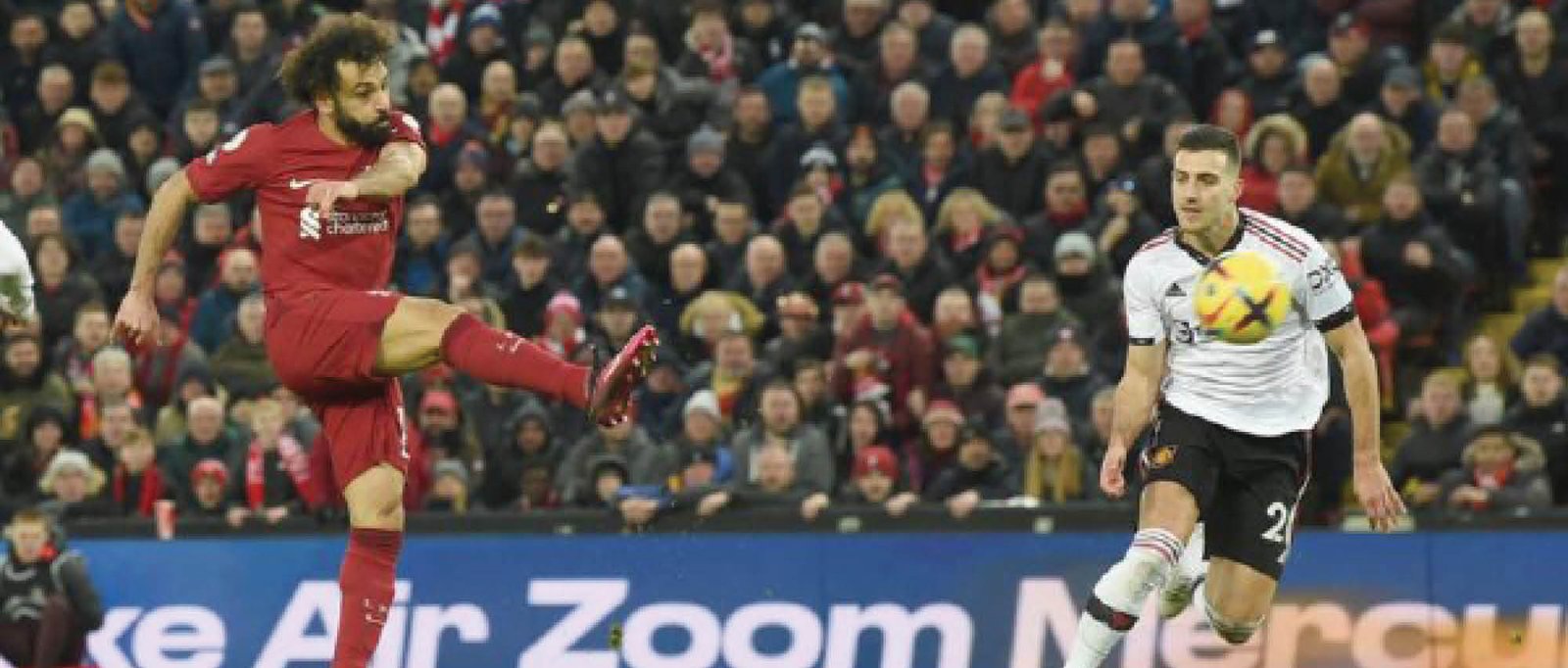 Mohamed Salah broke Robbie Fowler’s record of 128 Premier League goals for Liverpool