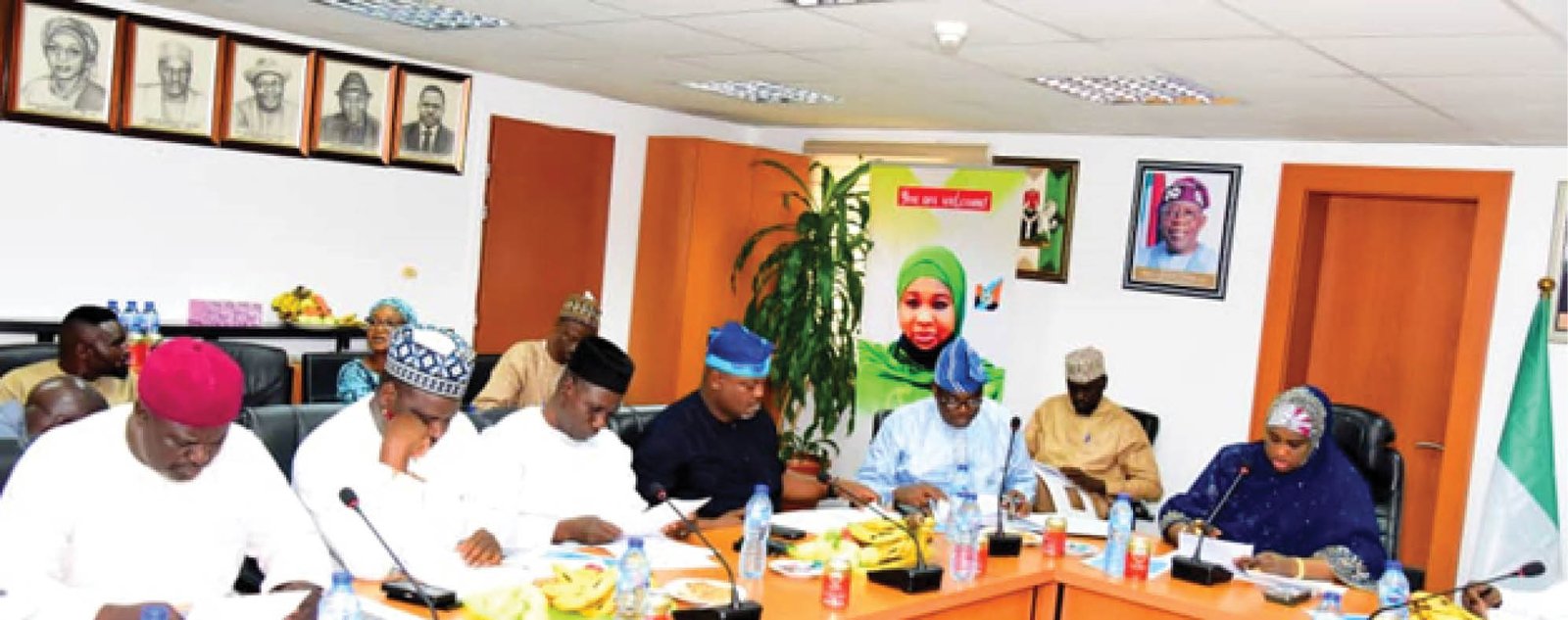 Area Councils Chairmen and and other stakeholders during 182nd Joint Account Allocation Committee (JAAC) meeting presided over by the FCT Minister of State, Dr. Mariya Mahmoud, recently in Abuja.