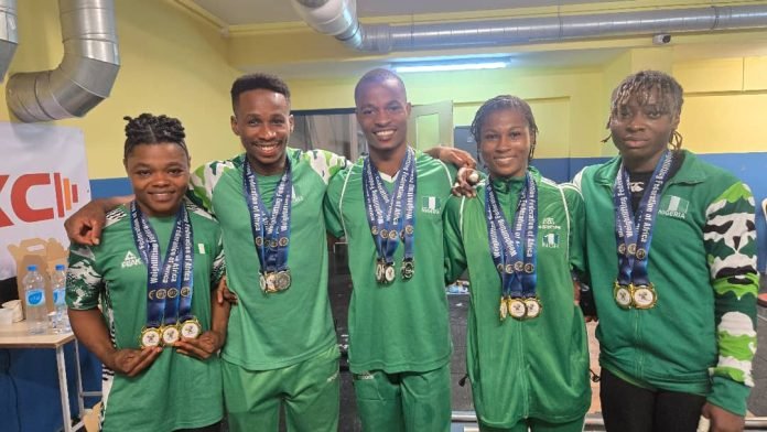 African Weightlifting Championship- Gold rush, as Team Nigeria leads medal table