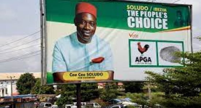 Anambra govt charges candidates N50m for campaign posters, billboards