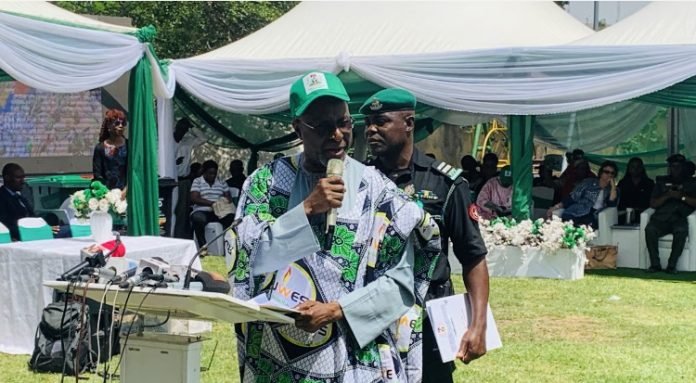 Minister of Environment Balarabe Abbas Lawal during the celebration of this year’s world environment day in Abuja on Wednesday.