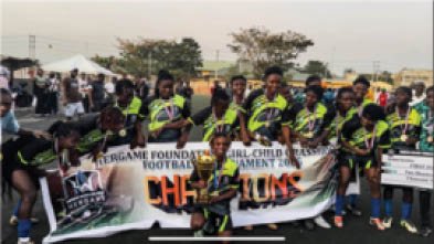 Horvel Angels are champions of HerGame Girls Football Championship, Dethrone Fosla
