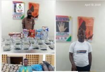 NDLEA intercepts cocaine, cannabis in food flasks, snacks