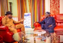 Tinubu Receives Jonathan at Aso Rock for High-Level Talks