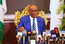 “A rare breed”: Wike eulogies late Senator Barry Mpigi as dependable ally