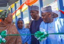 First Lady Inaugurates Nursing Quarters, Mega Schools in Borno