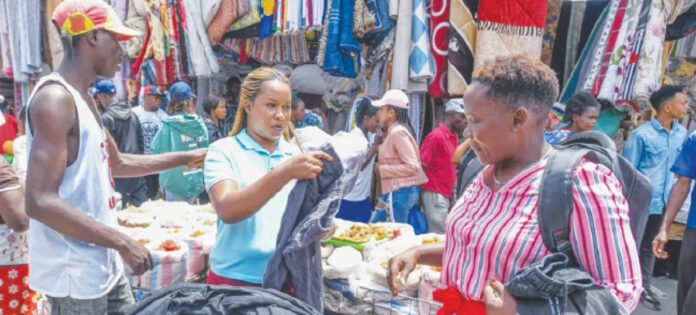 Gikomba in Nairobi is just one of many huge markets dedicated to worn clothing in East Africa