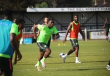 Super Eagles battle Warriors of Zimbabwe in Unity Cup Tournament
