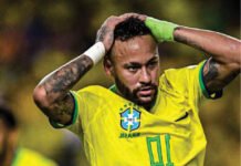 Again, Neymar injured, out for three weeks