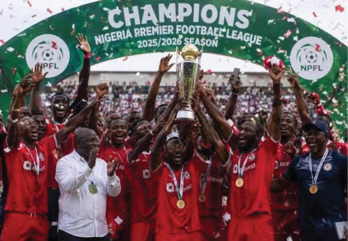 Rangers lifted the NPFL title on Sunday