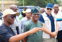 Under the rain, Wike storms Deidei, Kuje, others, declares projects ready for commissioning