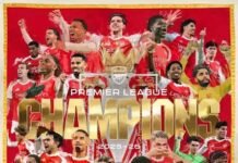 Next is UEFA Champions League, Atiku tells EPL Champions Arsenal