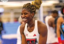 Adeshina completes historic NCAA double with outdoor high jump gold