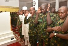 NADCEL 2026: Army offers special Friday prayers in Kaduna, lauds troops’ sacrifice