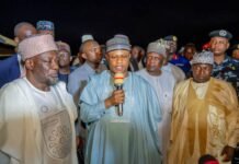 BREAKING: Tears as Uba Sani Comforts Slain Woman’s Family, Vows Justice, Free Education for Orphans
