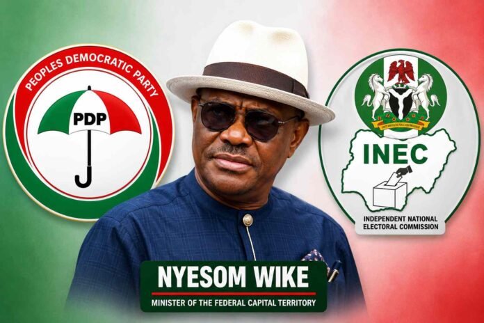 PDP crisis deepens as INEC recognizes Wike’s faction
