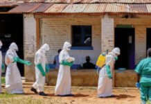 Police fire shots in air to disperse angry crowds at DR Congo Ebola treatment centre