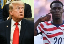 Trump thanks FIFA for overturning Balogun’s USA match suspension