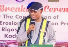 Uba Sani Flags Off Erosion Control Project, Pays N2bn Compensation