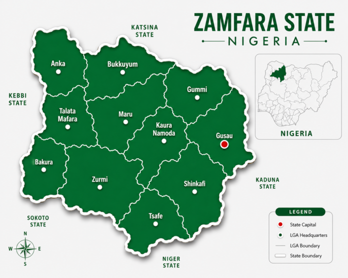 Zamfara State Map